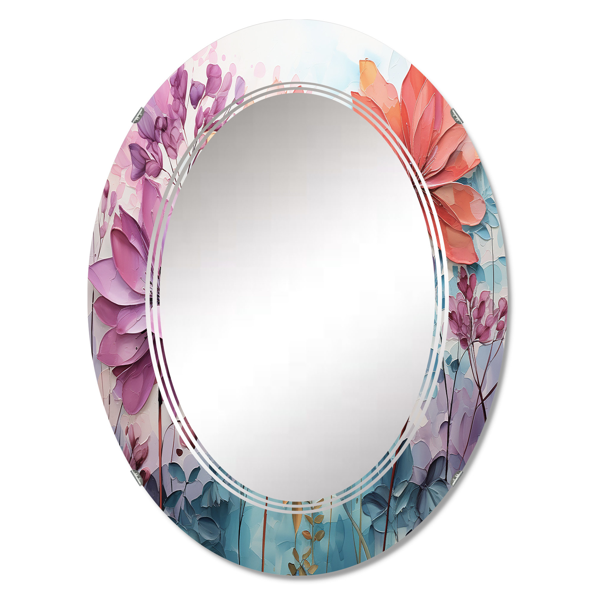 East Urban Home Zumar Oval Wall Mirror 