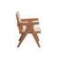 Fauteuil d'appoint en rotin et finition naturelle Velentina