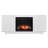 Norcott 60'' W White Electric Fireplace