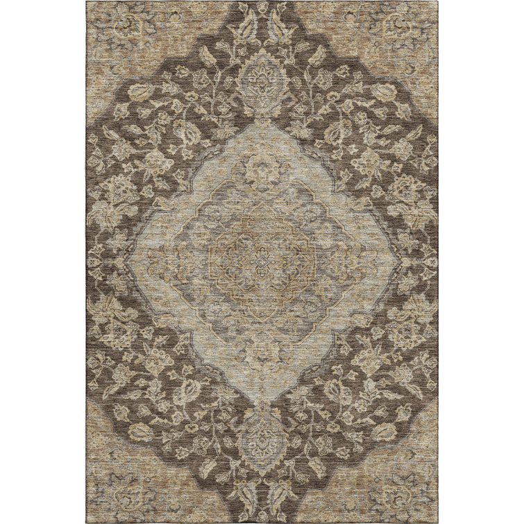Premium Machine Washable Gurubaksh AMF1151 Global Rug