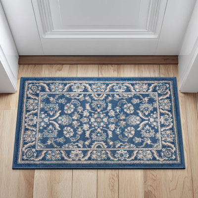 Tapis oriental bleu foncé Madison
