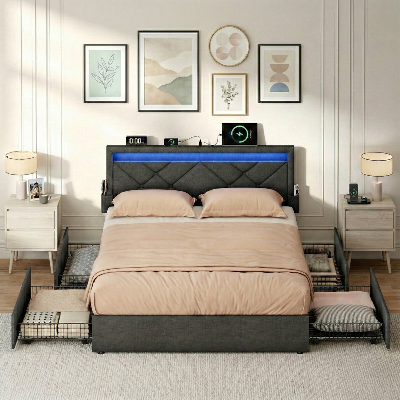 Upholstered Bed