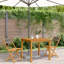 Aubagne Solid Wood Bistro Chairs Acacia and Polypropylene-1558064765