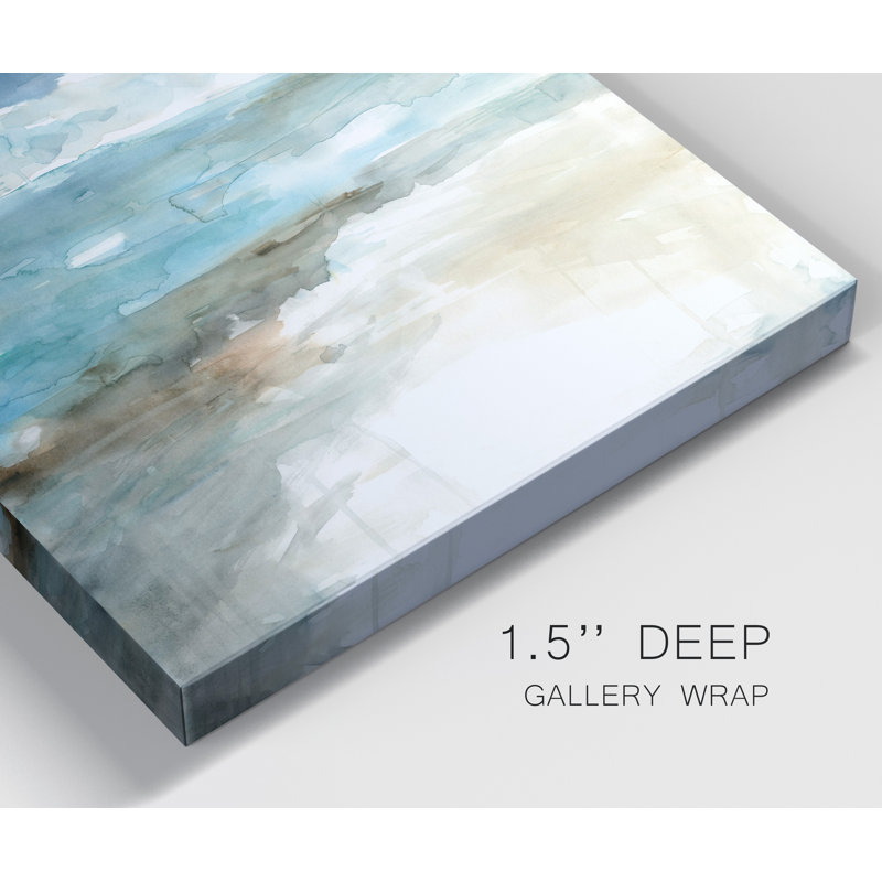 Shimmering Sea and Shore - Impression sur toile tendue, H 40 po x l 40 po x P 1 po