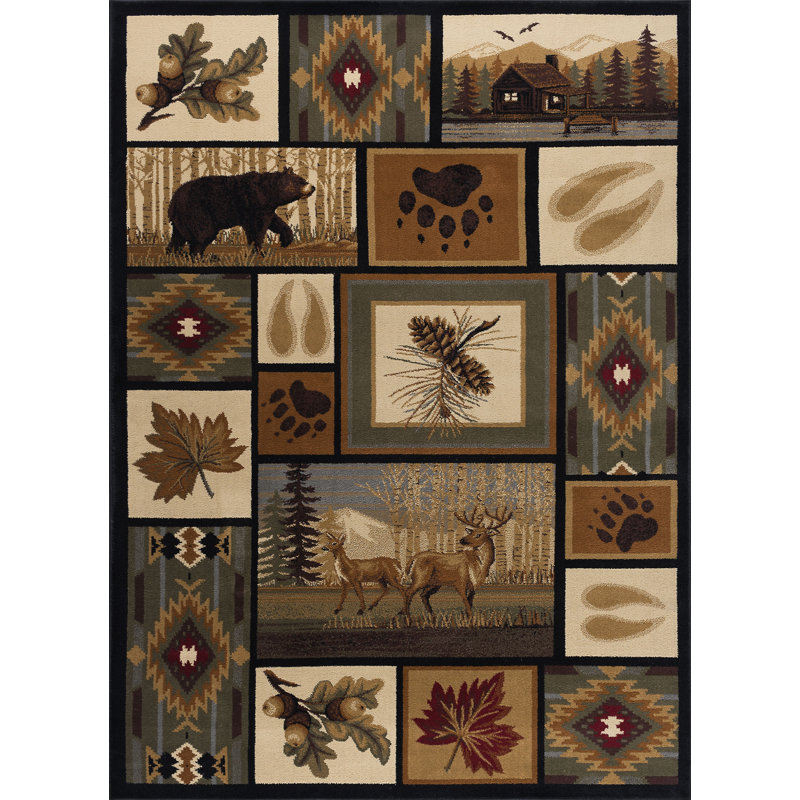 Alers Indoor Rug, Rectangle 2' x 3'