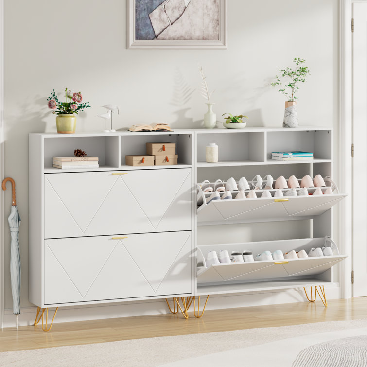 Shoe Storage Cabinet with Drawer