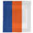 Bleu royal / orange / blanc