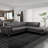 Valencia Pista Leather Reclining Sectional Sofa - Italian Nappa 11000 Top Grain Leather Couch- Power Reclining Seat With Leggett - Adjustable Headrests-110188737-106458973