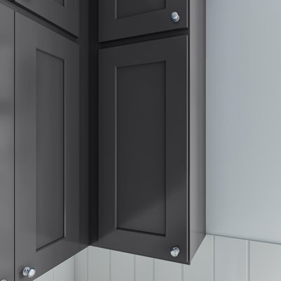Armoire de coin murale
