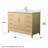 Janna 60" Freestanding Single Bathroom Vanity with Marble Top-108351651-125008813