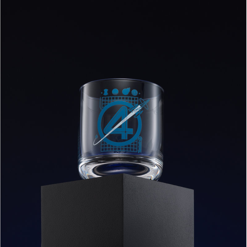 «Fantastic Four Blueprint Short Glasses» - 10 oz - ensemble de 4