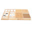 Table d'imprimante, support d'imprimante avec roulettes
