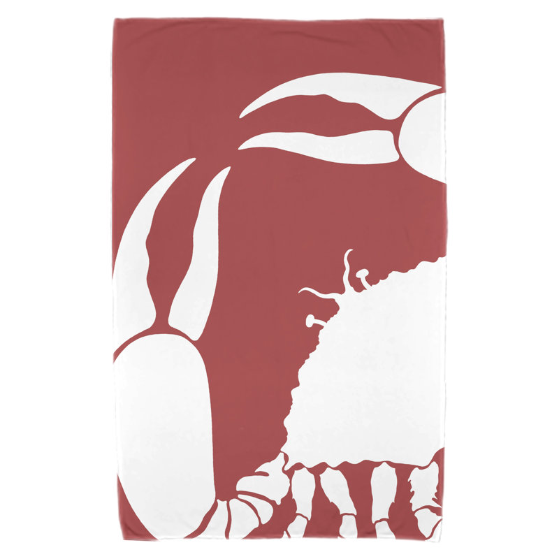 Serviette de plage Shirley Mills, Corail