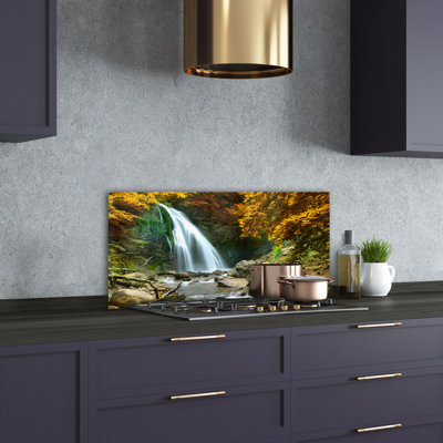 50cm W x 100cm L Glass Peel and Stick Panel