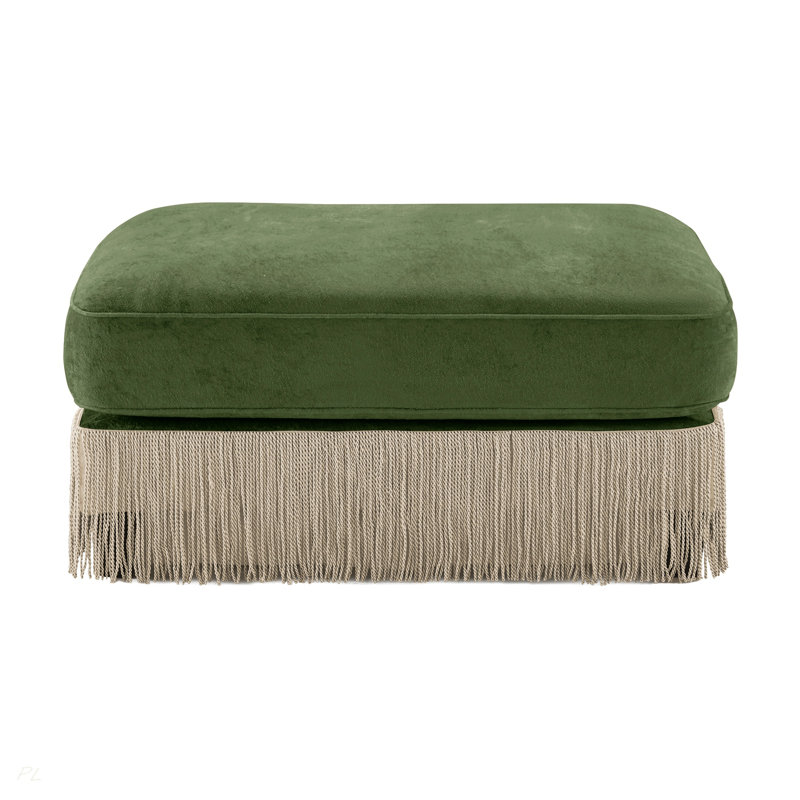Modern Ottoman Velvet, Green