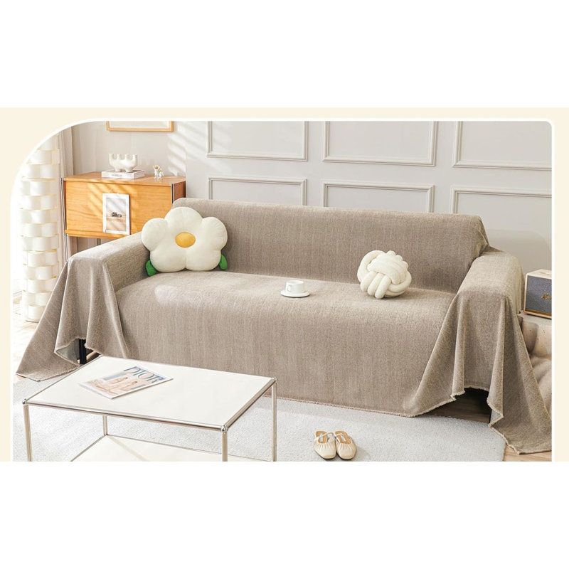 Sofa Slipcover, Brown