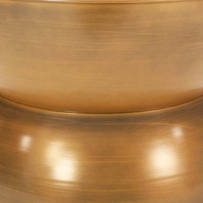 Hammered Metal Coffee Table