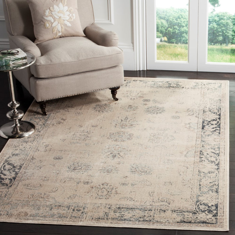 Tapis oriental performance rétro, Rectangle 6 pi 7 po x 9 pi 2 po