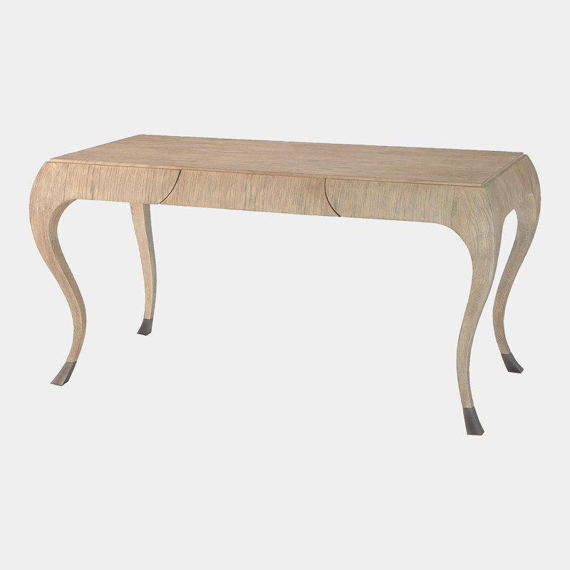 Paris Desk-Grey Sandblasted Oak, Gray Sandblasted Oak