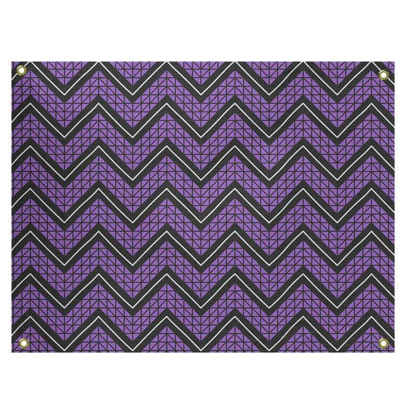 Tapisserie Stephenie, H 26 po x l 36 po, Noir / Mauve