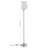 Barkhamsted 70'' Nickel Torchiere Floor Lamp