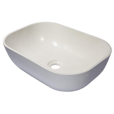 Concrete Rectangular Vessel Bathroom Sink