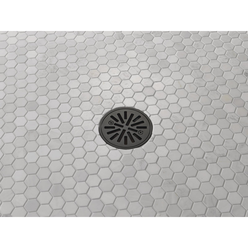 Tile-In Shower Drain, Matte Black