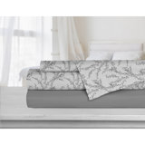 Microfiber Floral Sheet Set