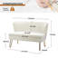 Noemi 119cm W 2-Seater Sofa with Channel-Tufted Back-396676997