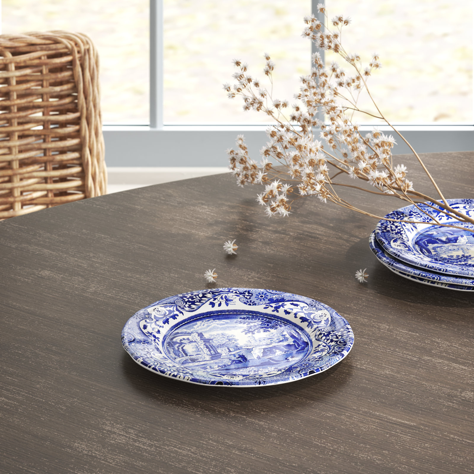 Spode Blue Italian Bread & Butter Plate