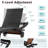 80" Patio Wicker Chaise Lounge Chairs Set of 2 with Adjustable Backrest & Wheels-644837350