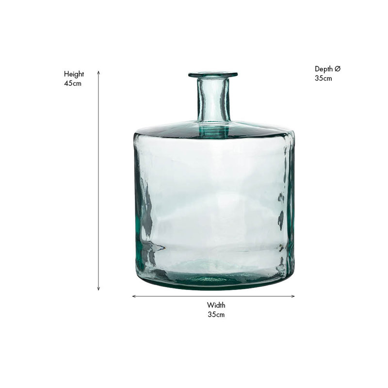 Glass Floor Vase 1, Clear