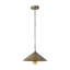 Luminaire suspendu conique en métal 1 lumière