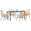 Patio Dining Set with Rectangular Table-1120792317-1120792318
