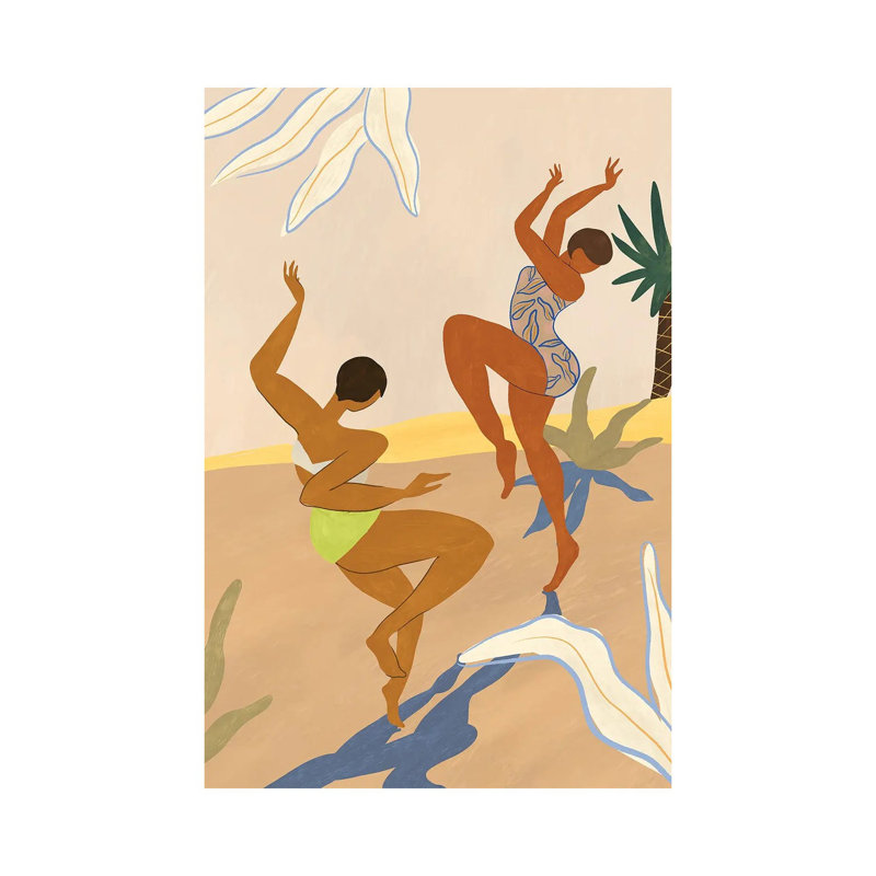 Summer Dance by Arty Guava - Wrapped Canvas Painting, 66.04 cm H x 45.72 cm W x 3.175 cm D