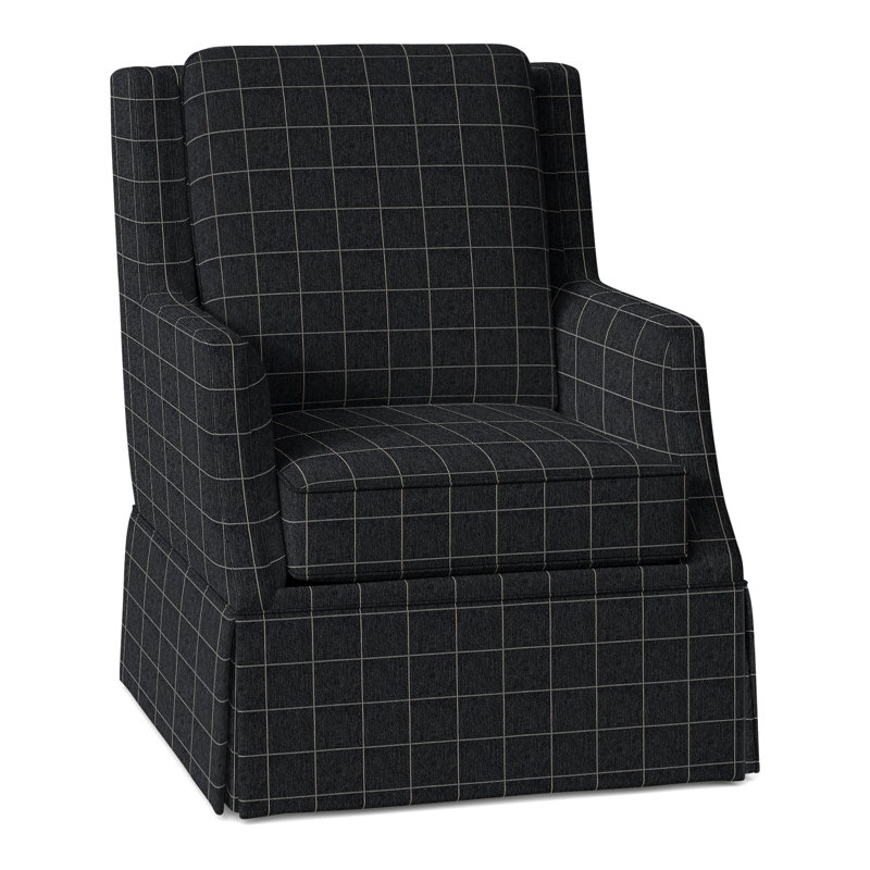Fauteuil à oreilles l 31,5 po Savannah, Perigold Youngman ébène