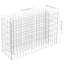 Gabion raised bed galvanized steel 180 x 50 x 100cm-2138443521