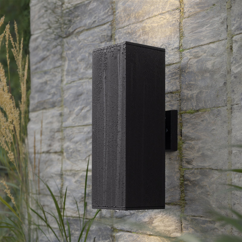 12'' Marrium Outdoor Wall Light in 2 Lights with Aluminum, 18" H x 5.91" W x 8.46" D
