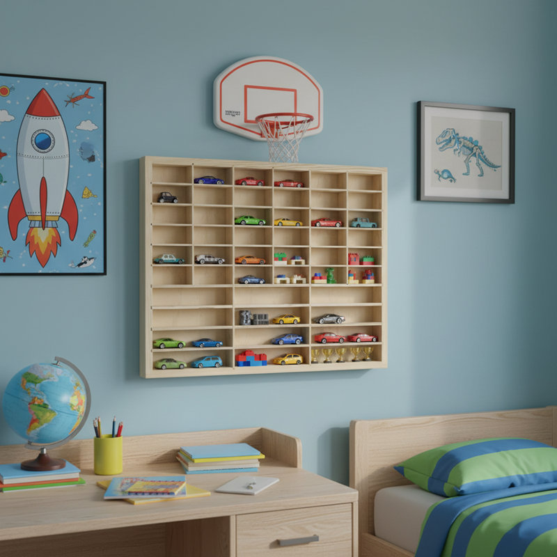 48 grilles de rangement pour jouets en bois
