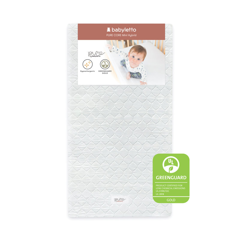 Pure Core 2-Stage Waterproof Mini Crib Mattress