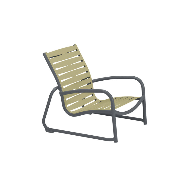 Fauteuil de patio Millennia EZ Span ™, Bois flottant, Graphite