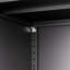 Armoire de rangement verrouillable en métal noir avec 4 tablettes, d'une hauteur de 72,88 pouces, parfaite pour le garage et la salle de classe. Finition verrouillable de 71 pouces, bureau approprié, garde-manger