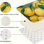 Ensemble de 2 tapis de cuisine citron