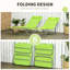 6 chaises longues de jardin inclinables, 2 pièces, siège en filet respirant, avec dossier de plage pliable, pour la piscine, la cour, le patio,