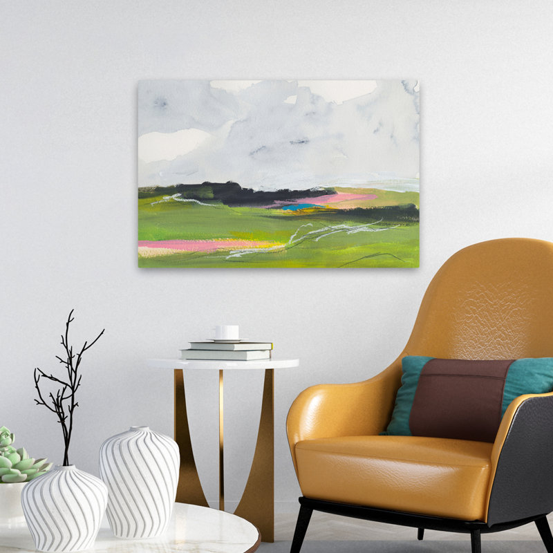 «Waiting For Spring 1» - Art contemporain de paysages, H 24 po x l 16 po