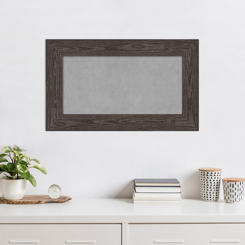 Tableau mémo magnétique en métal, 18" H x 30" W