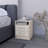 Philadelphia Nightstand, Two Drawers, Concealed Shelf-1335715985