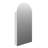 Recessed Frameless Single Door Medicine Cabinet with Adjustable Shelves