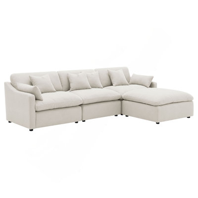 4-piece Modular Sectional Sofa