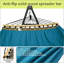 Toile de hamac avec support en acier robuste et pliable à fermeture rapide Tgiesha Tranquillo, bleu-105241908